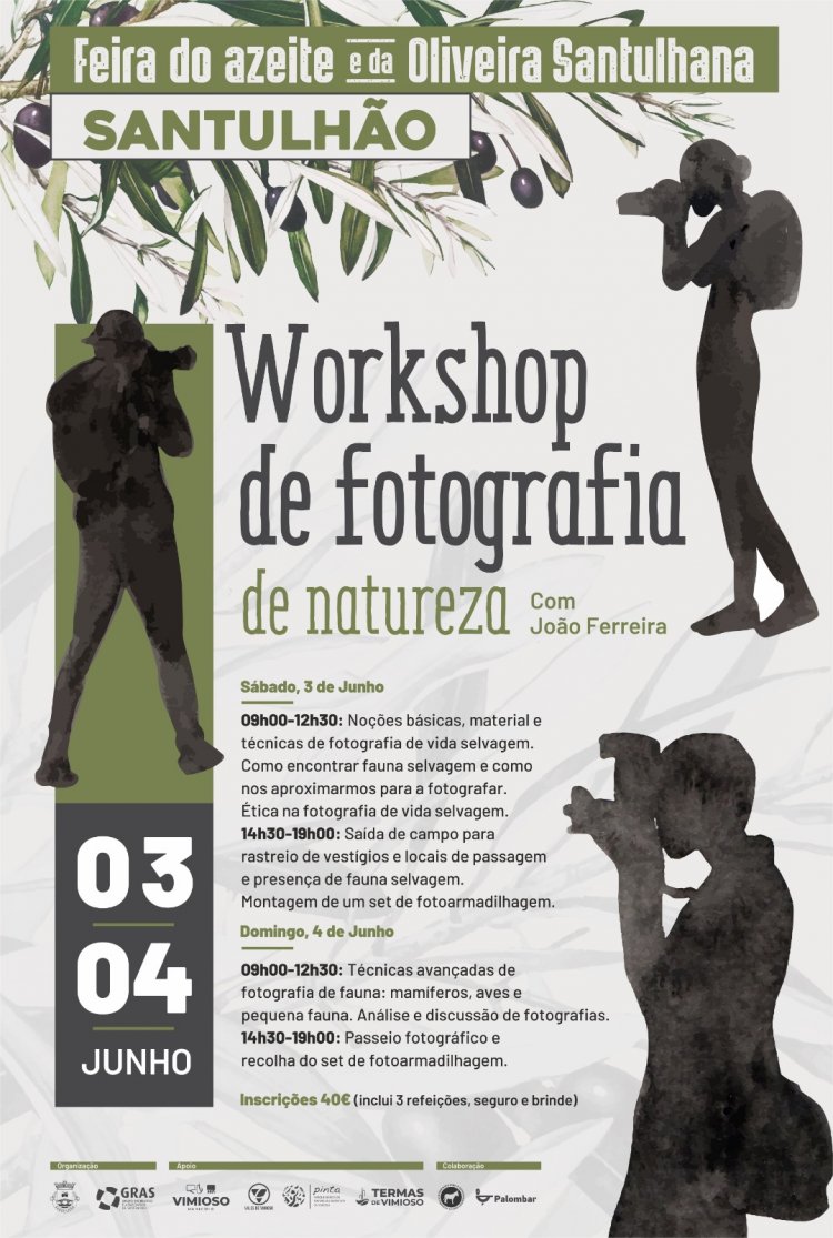 Workshop de Fotografia de Natureza | Feira do Azeite e da Oliveira Santulhana