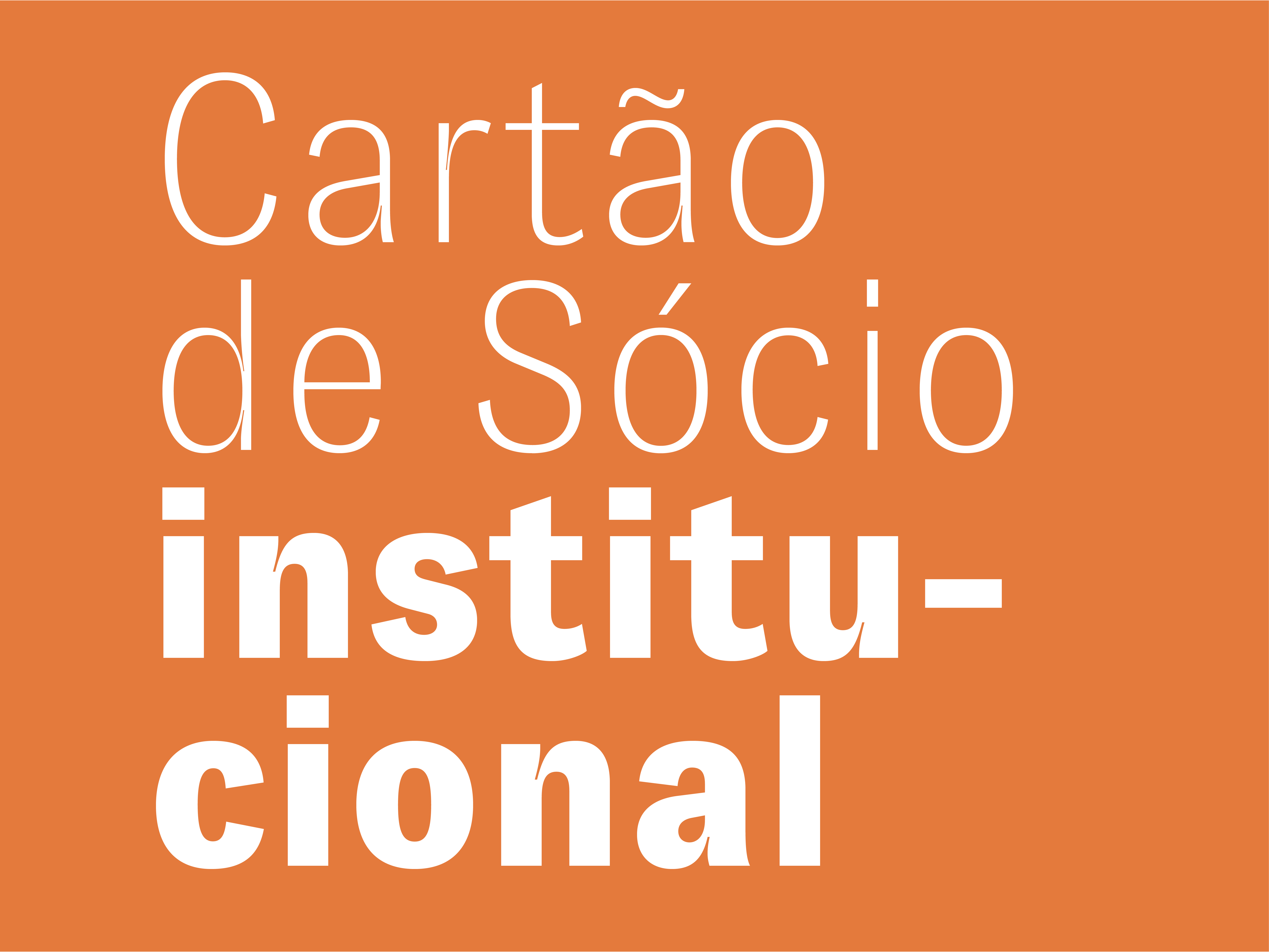 Para instituições públicas ou privadas