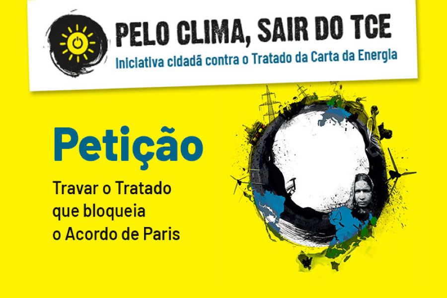 Petição quer acabar com tratado
